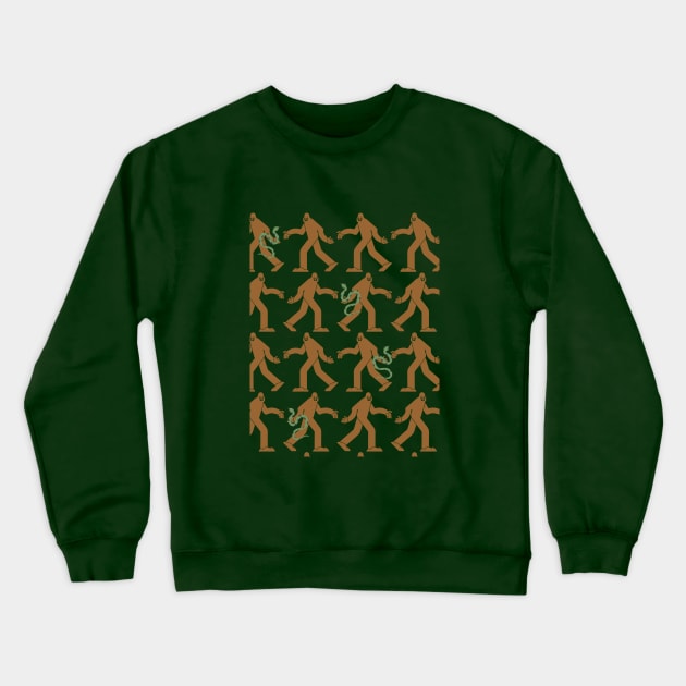 The Squatch and The Snake Crewneck Sweatshirt by 'Round Here Podcast